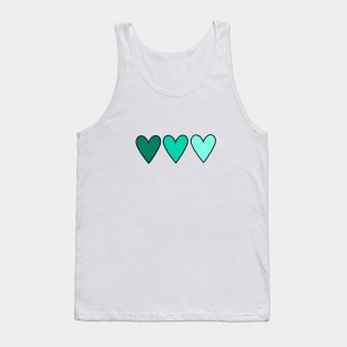 Cute aesthetic hearts Tank Top